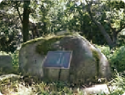 絹掛の松 記念碑（五月山）